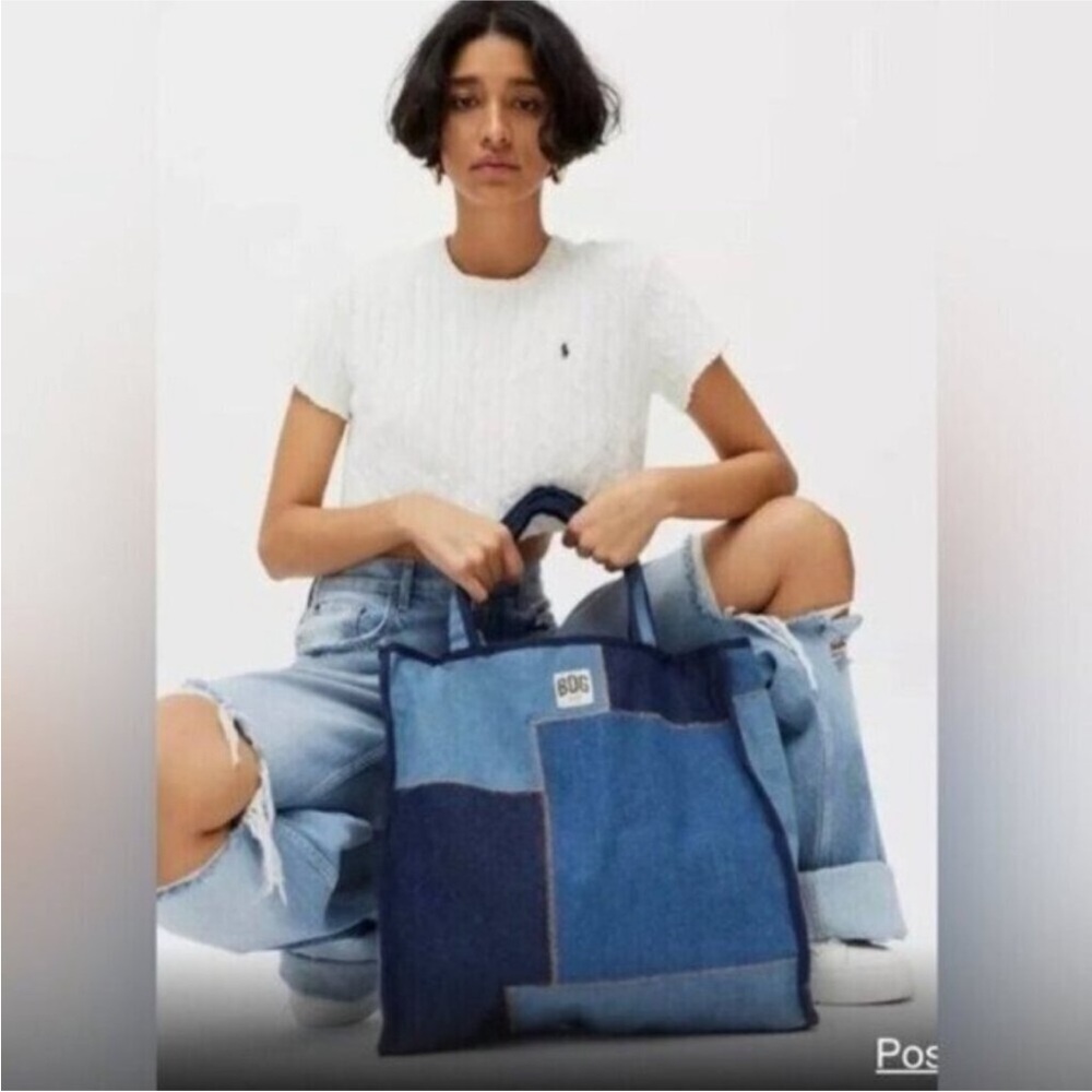 BDG NEW Urban Outfitters Bags | Patchwork Denim Tote Bag In Indigo